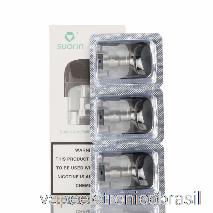 Vape Recarregável Suorin Ace Pods De Substituição 2ml Cápsulas Recarregáveis